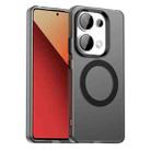 For Redmi Note 13 Pro 4G Candy Magsafe PC Hybrid TPU Phone Case(Black) - 1