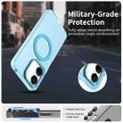 For Redmi 13C 4G Candy Magsafe PC Hybrid TPU Phone Case(Blue) - 2