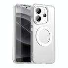 For Redmi Note 14 4G 163.25mm Candy Magsafe PC Hybrid TPU Phone Case(White) - 1