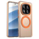 For Redmi Note 14 Pro 4G Candy Magsafe PC Hybrid TPU Phone Case(Orange) - 1