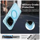 For Redmi Note 14 Pro 4G Candy Magsafe PC Hybrid TPU Phone Case(Blue) - 2