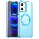 For Redmi Note 12 5G Global / Poco X5 Candy Magsafe PC Hybrid TPU Phone Case(Blue) - 1