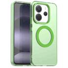 For Redmi Note 14 4G 164.84mm Candy Magsafe PC Hybrid TPU Phone Case(Green) - 1