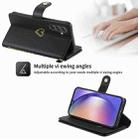 For Samsung Galaxy A54 POLA Love Multi-Card Slots Zipper Wallet Leather Phone Case(Black) - 2