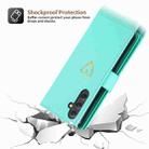 For Samsung Galaxy A54 POLA Love Multi-Card Slots Zipper Wallet Leather Phone Case(Light Green) - 3