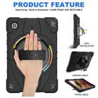 For Samsung Galaxy Tab A8 Bat Hand Grip Turntable Stand Tablet Case(Black) - 2