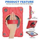 For Samsung Galaxy Tab A8 Bat Hand Grip Turntable Stand Tablet Case(Red Black) - 2