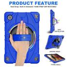 For Samsung Galaxy Tab A8 Bat Hand Grip Turntable Stand Tablet Case(Blue Black) - 2