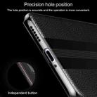 For Huawei P40 Genuine Leather Electroplated Shockproof Protective Case(Black) - 2