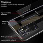 For Huawei P40 Genuine Leather Electroplated Shockproof Protective Case(Black) - 4