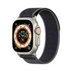 For Apple Watch 42mm / 41mm / 40mm / 38mm DUX DUCIS YJ Series Nylon Watch Band(Black Grey) - 1