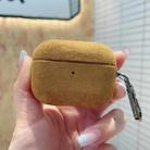 For AirPods Pro 2 Turn Fur Bluetooth Earphone PC Protective Case(Yellow) - 1