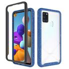 For Samsung Galaxy A21s Shockproof Starry Sky PC + TPU Protective Case(Blue) - 1