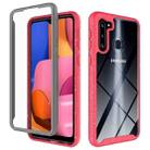 For Samsung Galaxy A21 Shockproof Starry Sky PC + TPU Protective Case(Red) - 1