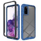 For Samsung Galaxy S20 Shockproof Starry Sky PC + TPU Protective Case(Blue) - 1