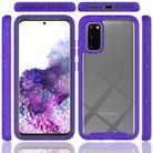 For Samsung Galaxy S20 Shockproof Starry Sky PC + TPU Protective Case(Purple) - 2