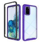 For Samsung Galaxy S20+ Shockproof Starry Sky PC + TPU Protective Case(Purple) - 1