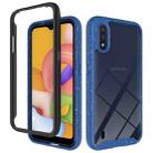 For Samsung Galaxy A01 Shockproof Starry Sky PC + TPU Protective Case(Blue) - 1