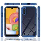 For Samsung Galaxy A01 Shockproof Starry Sky PC + TPU Protective Case(Blue) - 3