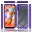 For Samsung Galaxy A11 Shockproof Starry Sky PC + TPU Protective Case(Red) - 3