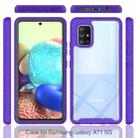 For Samsung Galaxy A71 5G Shockproof Starry Sky PC + TPU Protective Case(Blue) - 3