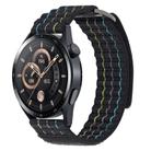 20mm Dual-Section Sports Style Nylon Loop Watch Band(Black) - 2