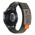 20mm Dual-Section Sports Style Nylon Loop Watch Band(Green) - 3