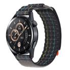 22mm Dual-Section Sports Style Nylon Loop Watch Band(Grey) - 2