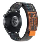 22mm Dual-Section Sports Style Nylon Loop Watch Band(Grey) - 3