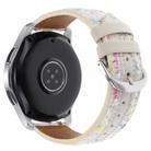 22mm Woolen Hybrid Leather Watch Band(Starlight) - 2