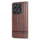 For Xiaomi 14T Pro AZNS Magnetic Calf Texture Flip Leather Phone Case(Dark Brown) - 3