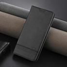 For Xiaomi 15 AZNS Magnetic Calf Texture Flip Leather Phone Case(Black) - 2