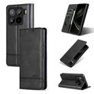 For Xiaomi 15 Pro AZNS Magnetic Calf Texture Flip Leather Phone Case(Black) - 1