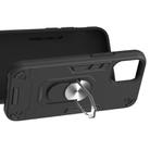 For iPhone 12 mini Armour Series PC + TPU Protective Case with Ring Holder(Black) - 4