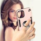 For iPhone 12 mini Armour Series PC + TPU Protective Case with Ring Holder(Rose Gold) - 3