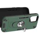 For iPhone 12 mini Armour Series PC + TPU Protective Case with Ring Holder(Dark Green) - 4