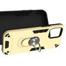 For iPhone 12 / 12 Pro Armour Series PC + TPU Protective Case with Ring Holder(Gold) - 3