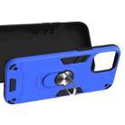 For iPhone 12 Pro Max Armour Series PC + TPU Protective Case with Ring Holder(Dark Blue) - 3