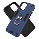 For iPhone 12 Pro Max Armour Series PC + TPU Protective Case with Ring Holder(Royal Blue) - 2