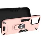 For iPhone 12 Pro Max Armour Series PC + TPU Protective Case with Ring Holder(Rose Gold) - 4