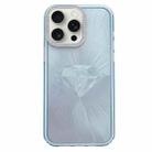 For iPhone 12 Pro Max Diamond Texture TPU Hybrid PC IMD Phone Case(Blue) - 1