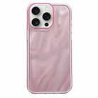 For iPhone 12 Pro Max Quicksand Texture Glitter TPU Hybrid PC Phone Case(Pink) - 1