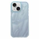 For iPhone 13 Quicksand Texture Glitter TPU Hybrid PC Phone Case(Blue) - 1