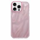 For iPhone 16 Pro Max Quicksand Texture Glitter TPU Hybrid PC Phone Case(Pink) - 1