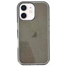 For iPhone 11 IMD 3 in 1 Glitter TPU Hybrid PC Phone Case(Black) - 1
