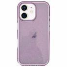 For iPhone 11 IMD 3 in 1 Glitter TPU Hybrid PC Phone Case(Purple) - 1