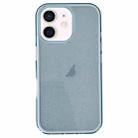 For iPhone 11 IMD 3 in 1 Glitter TPU Hybrid PC Phone Case(Blue) - 1