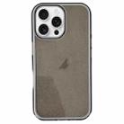 For iPhone 13 Pro Max IMD 3 in 1 Glitter TPU Hybrid PC Phone Case(Black) - 1