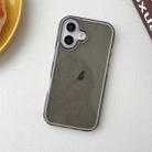 For iPhone 13 Pro Max IMD 3 in 1 Glitter TPU Hybrid PC Phone Case(Black) - 2