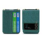 For Samsung Galaxy Z Flip4 POLA Light Luxury Card Slots Leather Phone Case(Green) - 2